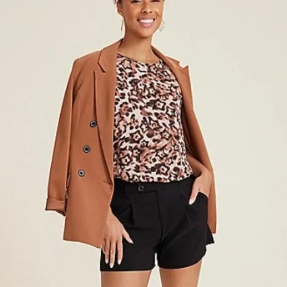 Delton Leopard Blouse